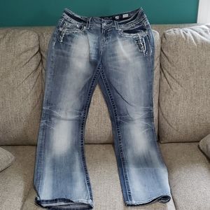 Miss Me Womans Jeans Size 29 Inseem 33 Easy Boot